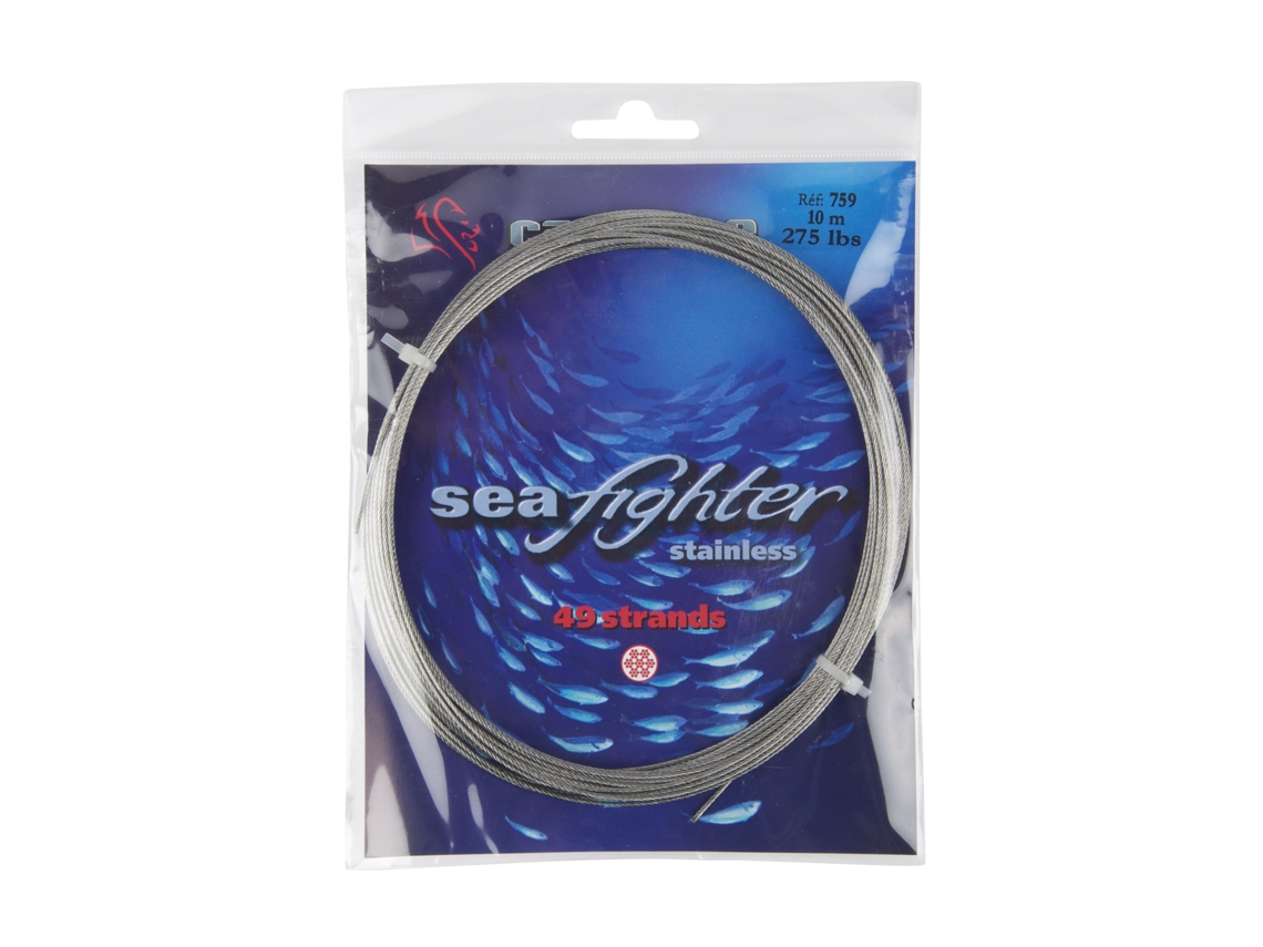 Líderes do aço VMC Seafighter 90lb 10m