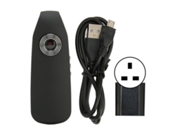 Aetheria câmera Corporal Mini Hd Gravadora de Som Gravção em Loop Recarregável Portátil Uk Plug