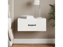 Vidaxl Gabinete De Canto Montado Na Parede Branco Brilhante