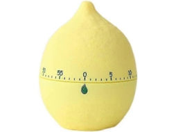 Temporizador De Cocina Cute Fruta Galleta Sin Batería Temporizador Mecánico (limón)
