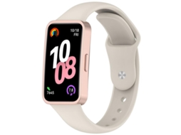 Bracelete para Huawei Band 10 / 9 / 8 Silicone Fivela Reversa Starlight XIAOMOYU