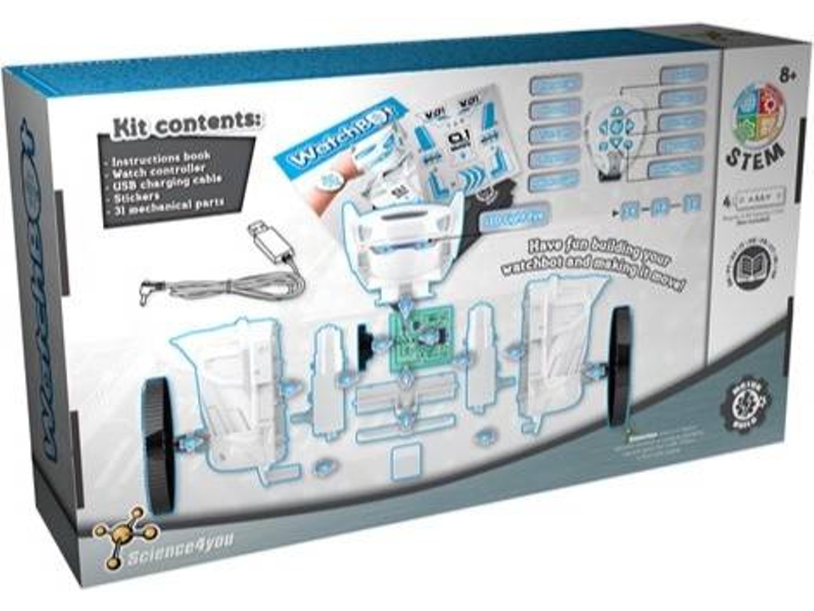 WatchBOT - Robot Inteligente Telecomandado DIY - Brinquedo Robô