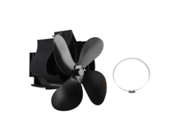 Laxiscreed Ventilador De Parede Para Lareira, 4 Pás, Sem Ímã, Autogerado Por Energia Térmica