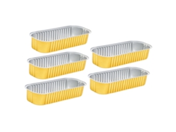5 Panelas De Alumínio Quadrado Para Air Fryer Casa