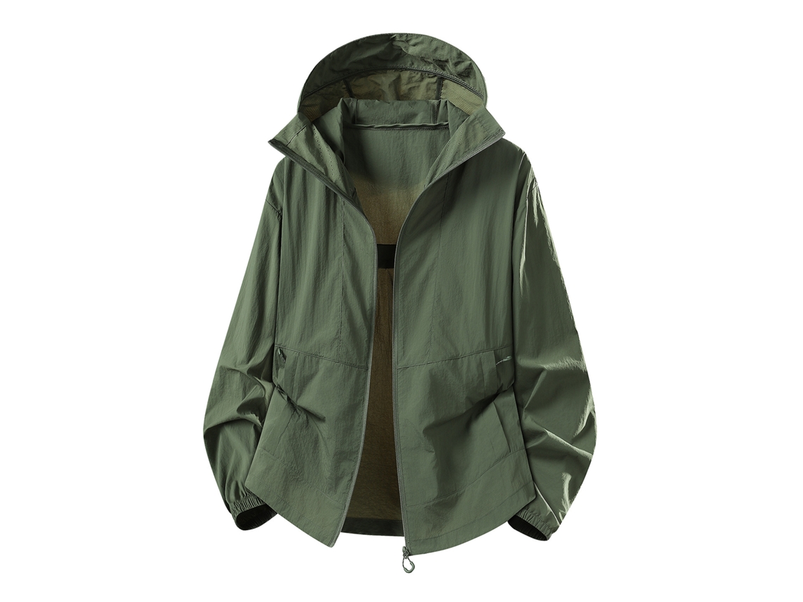 Casaco Chrui Proteção Upf 50+ Respirável E Secagem Rápida (verde Exército, 2xl)