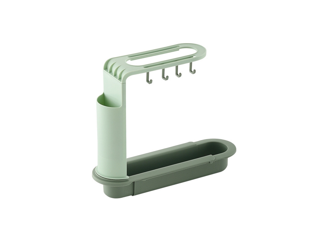 (verde) Prateleira Para Pia Telescópica, Slider Ajustável, Kit -aquaforge