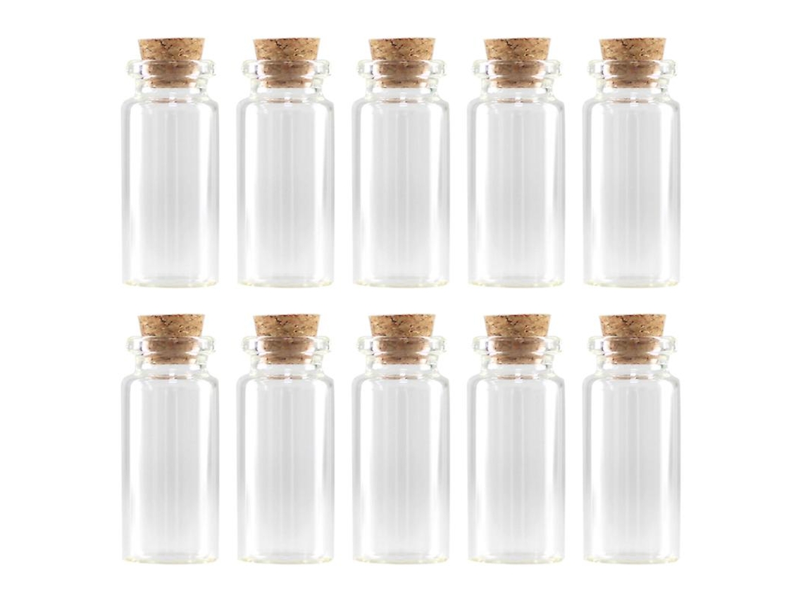 Garrafa De Vidro De Cortiça 100pcs Allinless