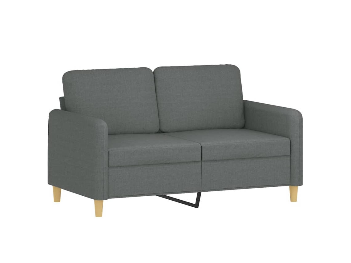 2-seater Sofa, 2-seater Sofas Vidaxl Cinzeto Tecido (n/a)