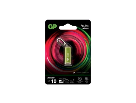 Lanterna GENERAL DE PILAS Chaveiro Verde