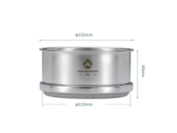 Vaporizador Portátil Aço Inox para Momo Camping