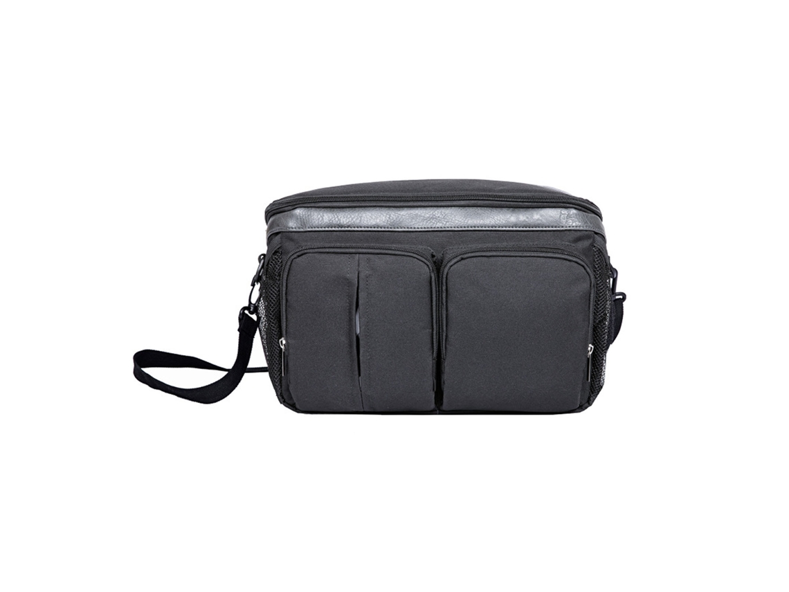 Bolsa universal para carrinho de bebê, multifuncional e com espaço para guardar coisas.