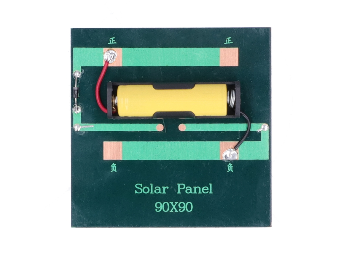 Carregador de bateria para painel solar AA 1.2v, placa de carregamento de 1w DC2v.