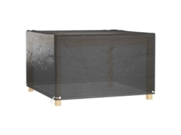 Maison Exclusive - Capas P/ Mobília De Jardim 2 Pcs 8 Ilhós 125x125x75 Cm Quadrado