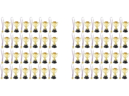 96 troféus SFUSHOS, medalhas douradas de plástico, premiações