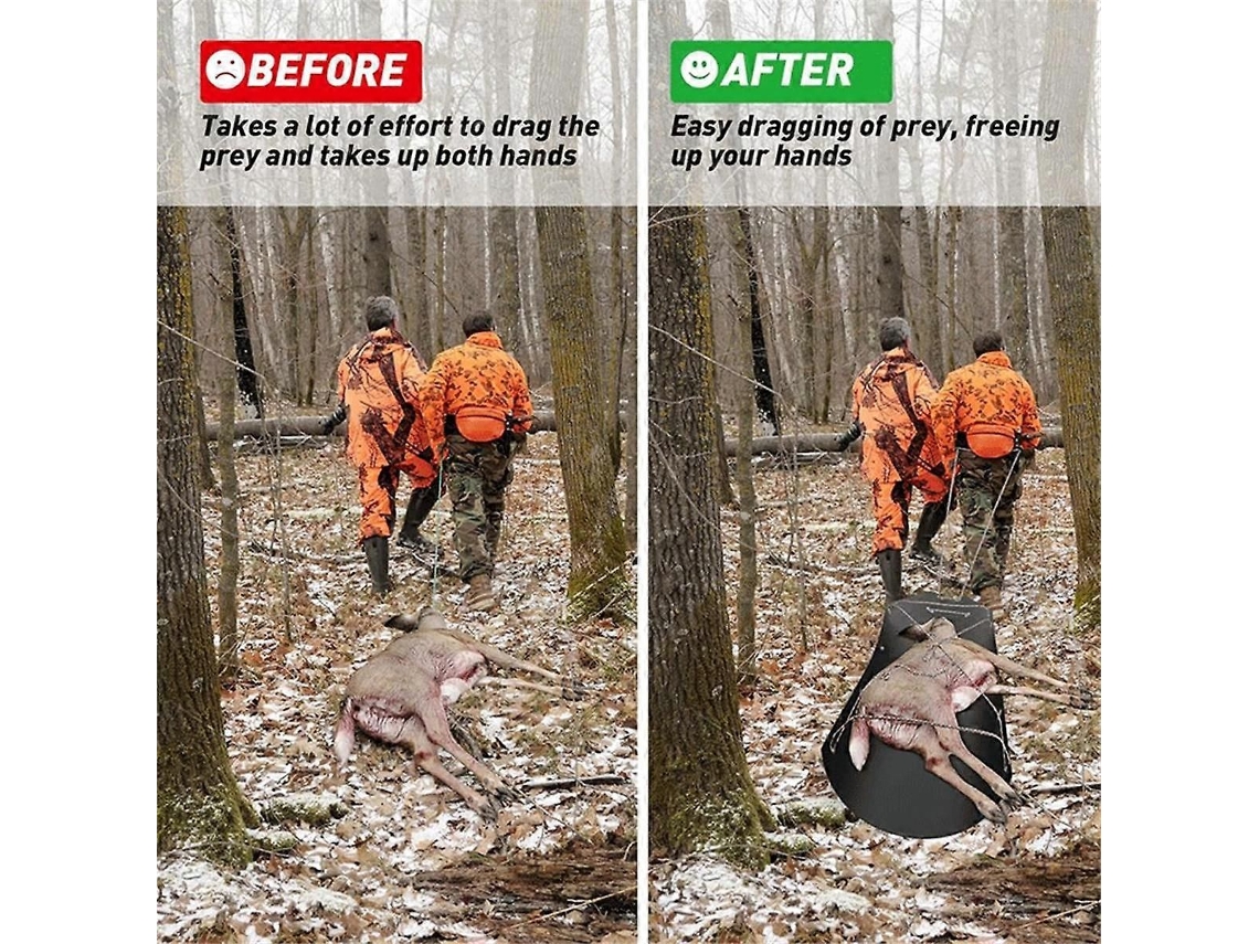 Sled Para Caça E Pesca No Gelo, Com Corda