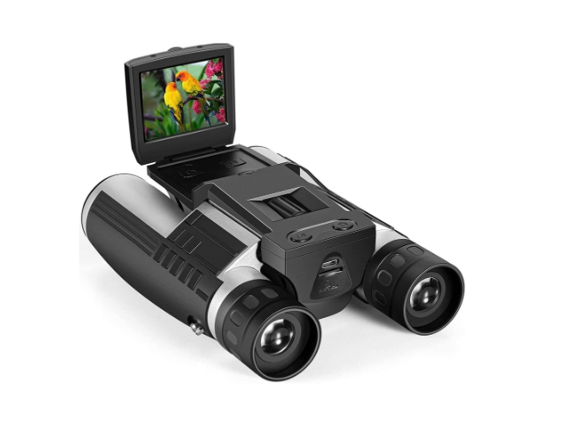Binóculos Com Câmera Display Lcd Digital 12x32 5mp Tirar Fotos Gravador De Vídeo Função Binóculos Câmera Bestvite (preto)