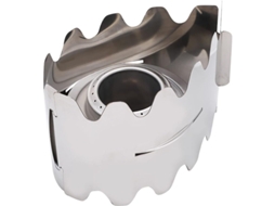 Estufa de álcool de aço inox portátil, para camping, caminhada, escalada S/MARCA