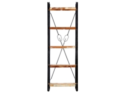 Estante com 5 Prateleiras 60x30x180 Cm Madeira Recuperada MAISON EXCLUSIVE