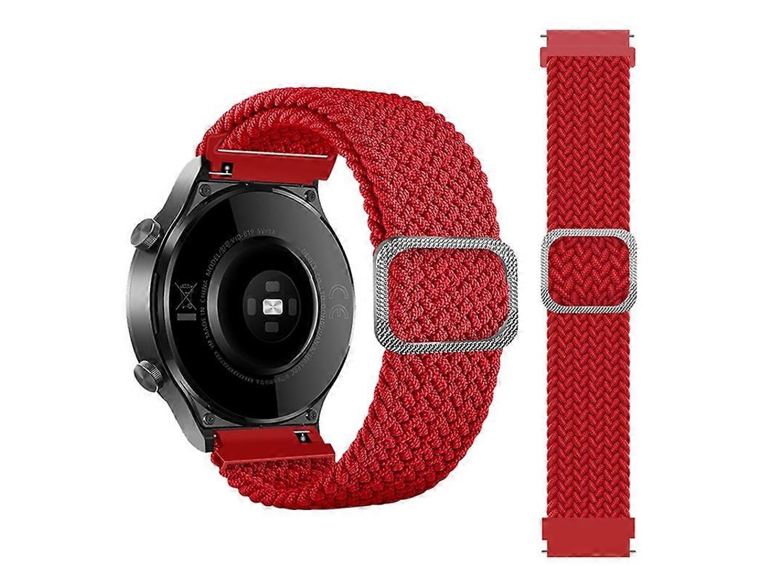Pulseira De Nylon Trançado Ajustável E Elástica Para Samsung Galaxy Watch Active2 44mm (arco-íris)