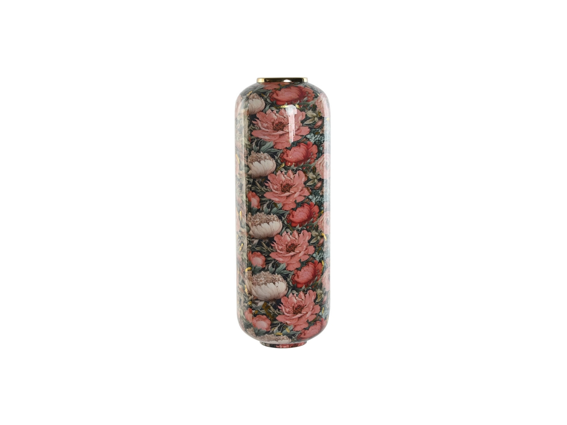 Vaso de Metal com Flores Cor de rosa, 25x25x69,3cm ALEXANDRA HOUSE LIVING