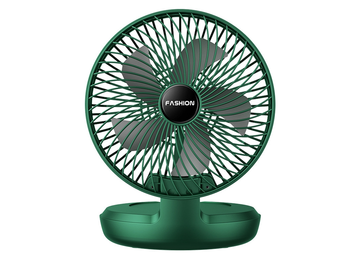 Pequeno Ventilador RAMPOW Giratório Dobrável de Parede 1200Mah