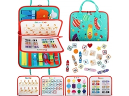 Busy Board Montessoriplaca Sensorial Montessori para Crianças OHPA Z-2Idade Mínima: 1 Ano