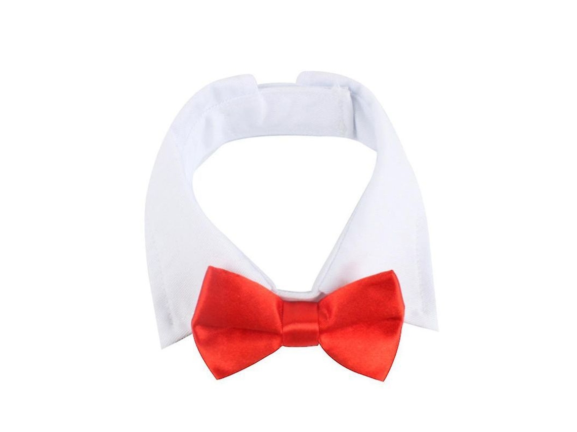 2026 corbata Ajustável para Mascotas Cão Gato Formal Traje Collar de Pelo com Fecho Mágico Material Poliéster Suave