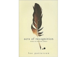 Livro Acts of Recognition de Lee Patterson (Inglês)