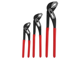 3 Peças De Alicates De Aço Carbono Ajustáveis Multifuncionais Para Tubos De Água 7/10/12 Polegadas