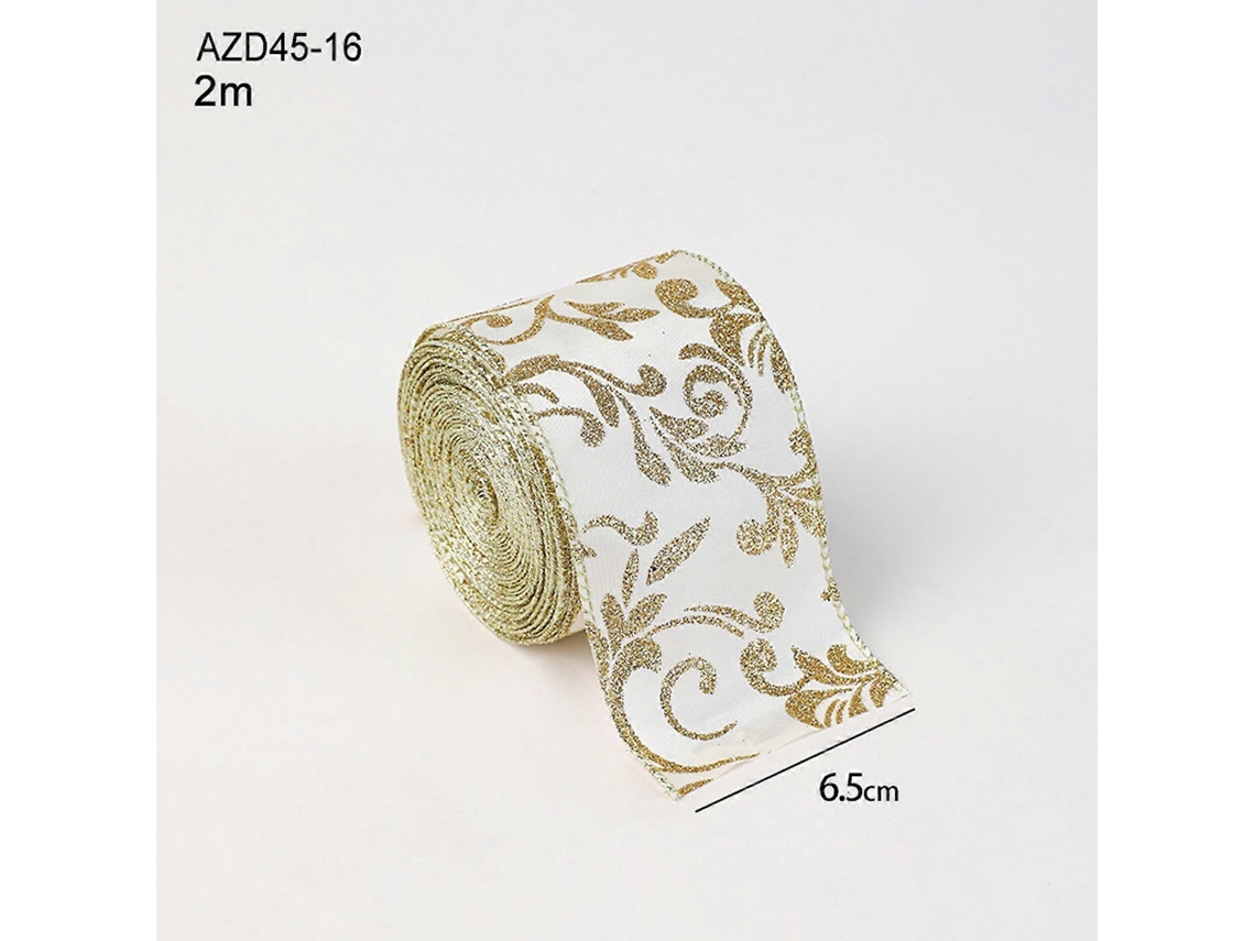 Fita De Natal Em Linho Composto Para Moda, Fita Decorativa Para Boutiques De Natal Com Estampa De Árvore De Natal, 2m, Decorações Aquaforge