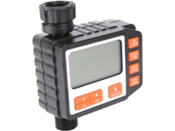 Temporizador De Irrigação Em Abs Preto Com Grande Visor Digital.