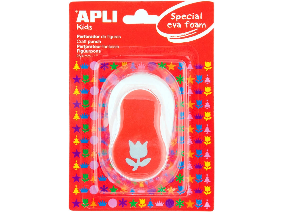 Furador APLI Tulipa (Papel/Eva) 2,54 cm