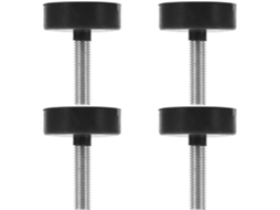Conjunto De 4 Pés Niveladores Ajustáveis Para Móveis Ounona, Com Borracha E Metal, Para Redução De Ruído E Facilidade