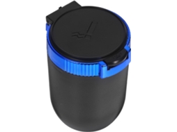 Cinzeiro Portátil Para Carro Em Aço Inoxidável E Abs, Com Tampa, Estilo Moderno, Ideal Para O Interior Do