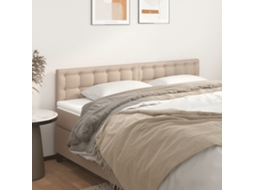 Vidaxl Cabeceiras Cappuccino 160x5x78/88 Cm Couro Artificial