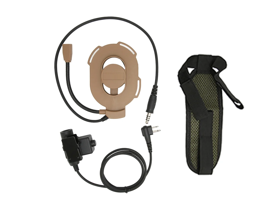 Fone De Ouvido Militar Com Radio Bidirecional E Ptt U94