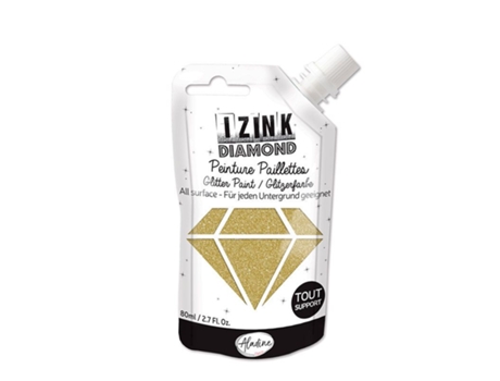 Tinta Glitter ALADINE Dourada 80 Ml