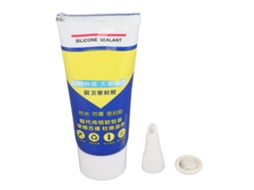 Selante de Silicone à Prova D'água Multiuso para Porão, Banheiro, Cozinha, Interior, Branco | S/MARCA