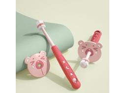 Escova de Dentes Infantil LAXISCREED Soft 360° Vermelha
