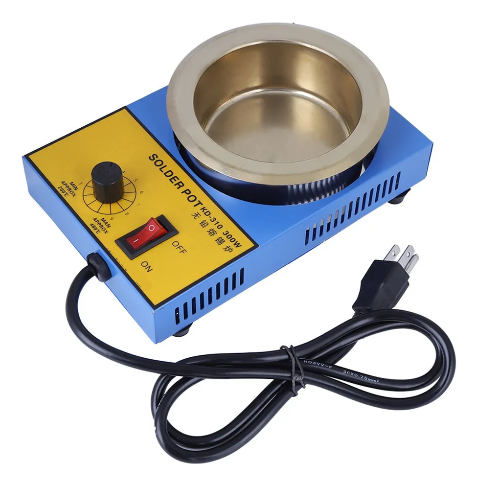 Pote De Solda Sem Chumbo 110 V 300 W 100 Mm Soldagem Dessoldagemvayotoy