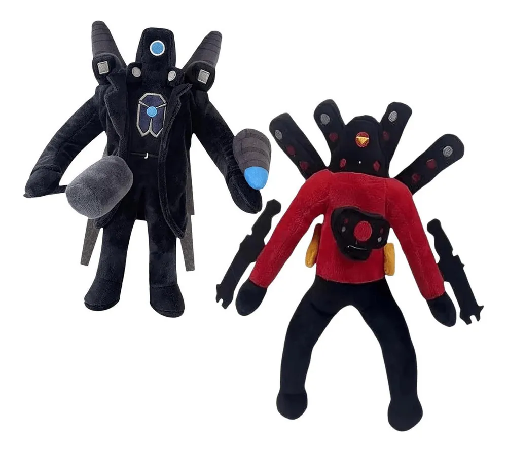 2 Peças De Pelúcia Titan Speakerman Atualizadas Da Série Toiletvayotoy