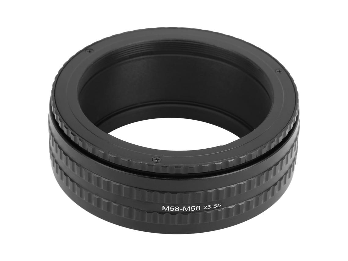 2026 adaptador Helicoidal Ajustável M58 para Foco Macro, Tubo de Foco M58 para M58