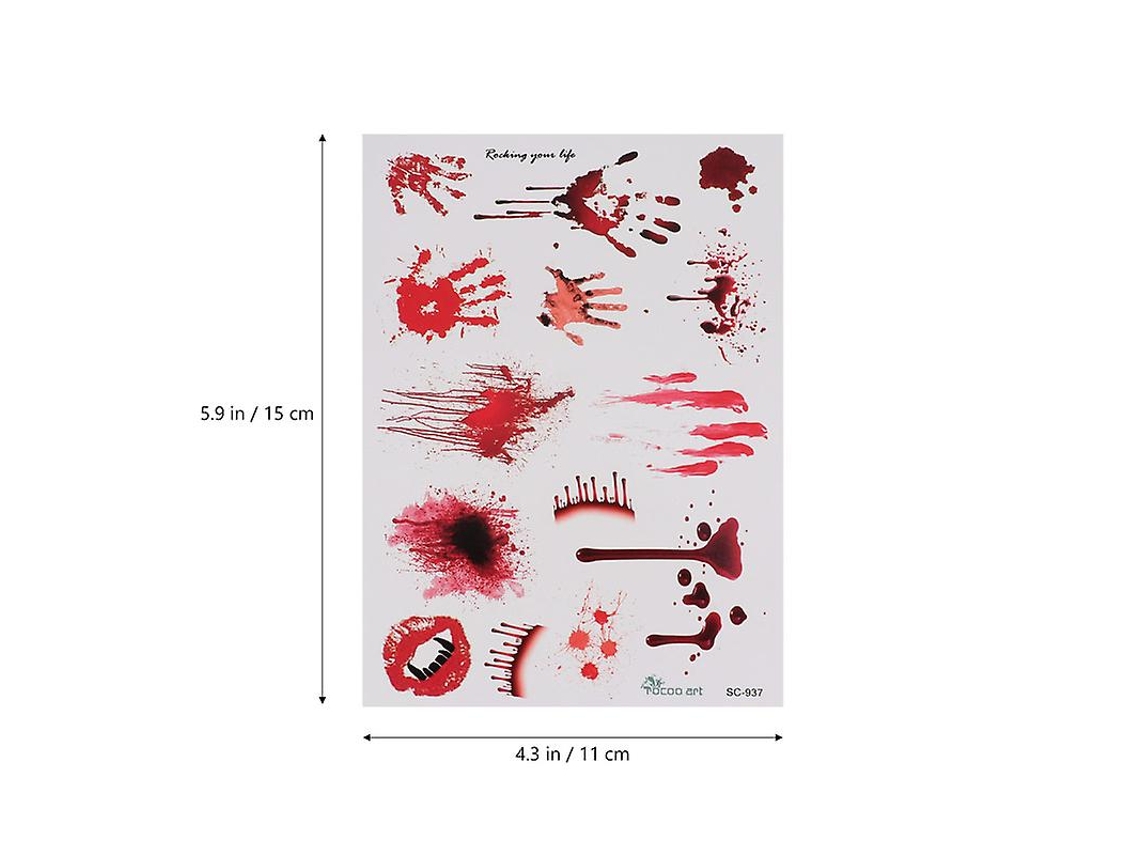 Adesivo De Halloween De 14 Folhas Para Decorações De Halloween Allinless