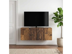 Vidaxl Gabinete De Tv De Parede 78,5 X 31 Cm Madeira Antiga
