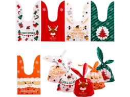 Conjunto De Sacolas De Natal, Sacolas Para Doces, Para Presentes, Para Biscoitos, Embalagem Para Presente De Natal (5 Modelos)
