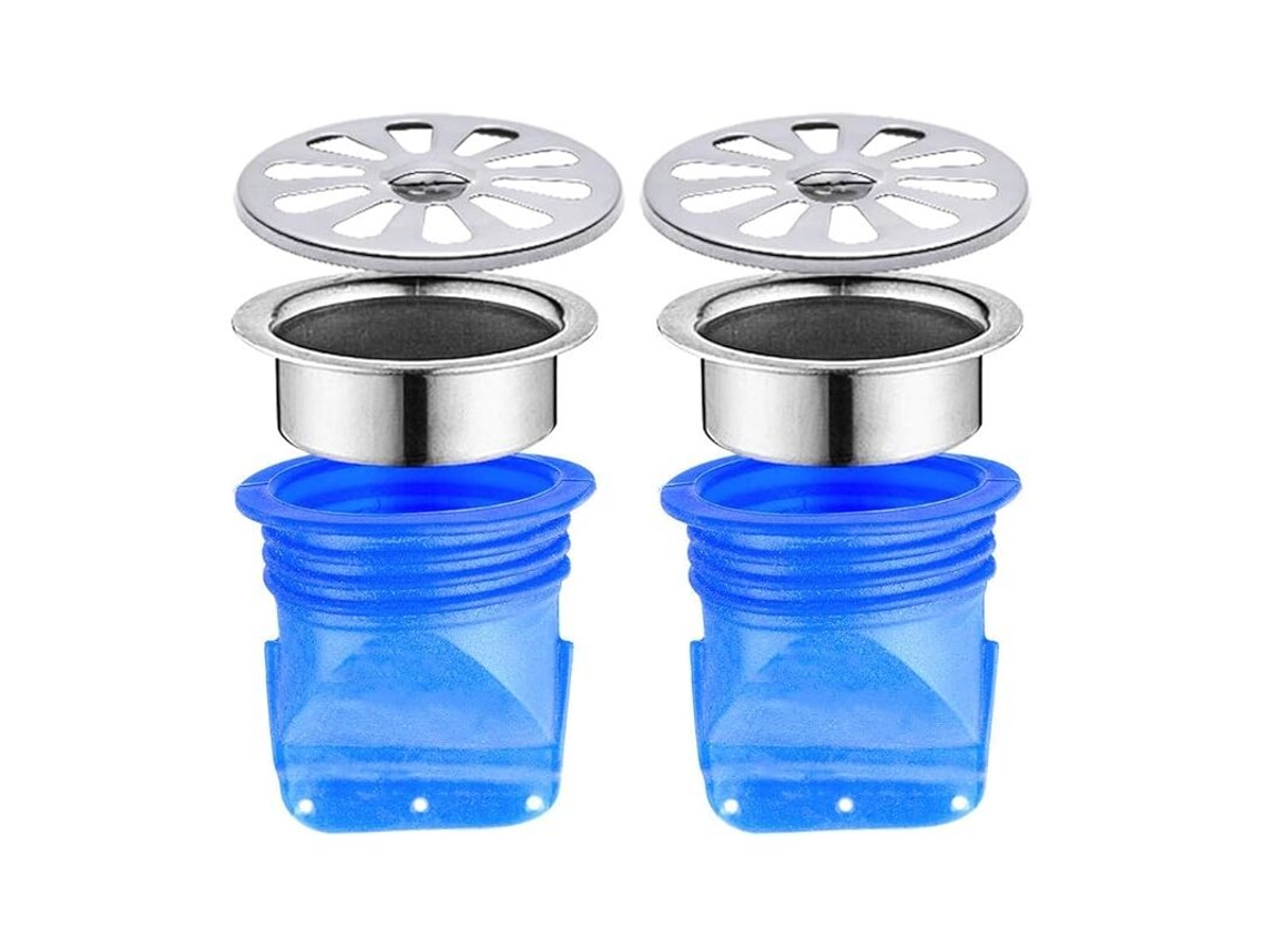 Ralo de Chuveiro Quadrado Dourado AQUAFORGE