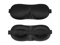 Conjunto com 3 Máscaras de Dormir, Pretas AQUAFORGE