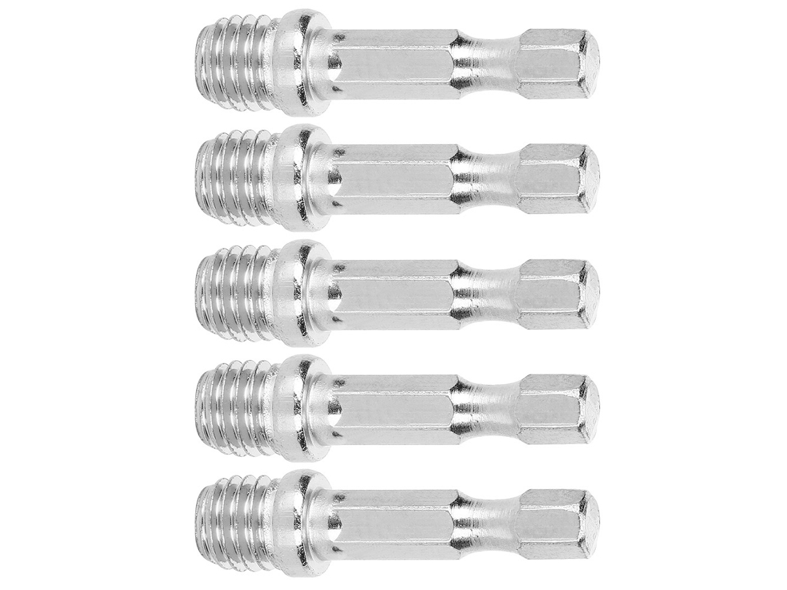 5 Peças De Vara Conector Adaptador Furadeira Furadeiras Elétricas Fio Disco De Arandela Conversão M10
