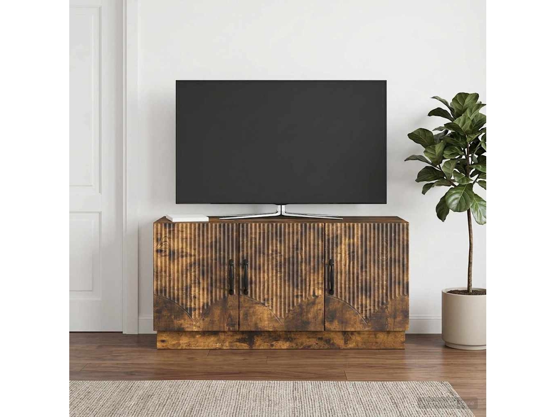 Vidaxl Gabinete Para Tv Carvalho Fumado 99 X 34,5 X 47 Cm