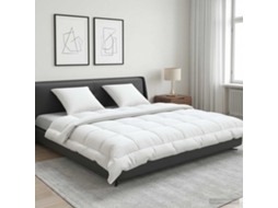 Vidaxl Conjunto De Edredão E Almofadas 3 Unid. 200x200 Cm Verão Lã